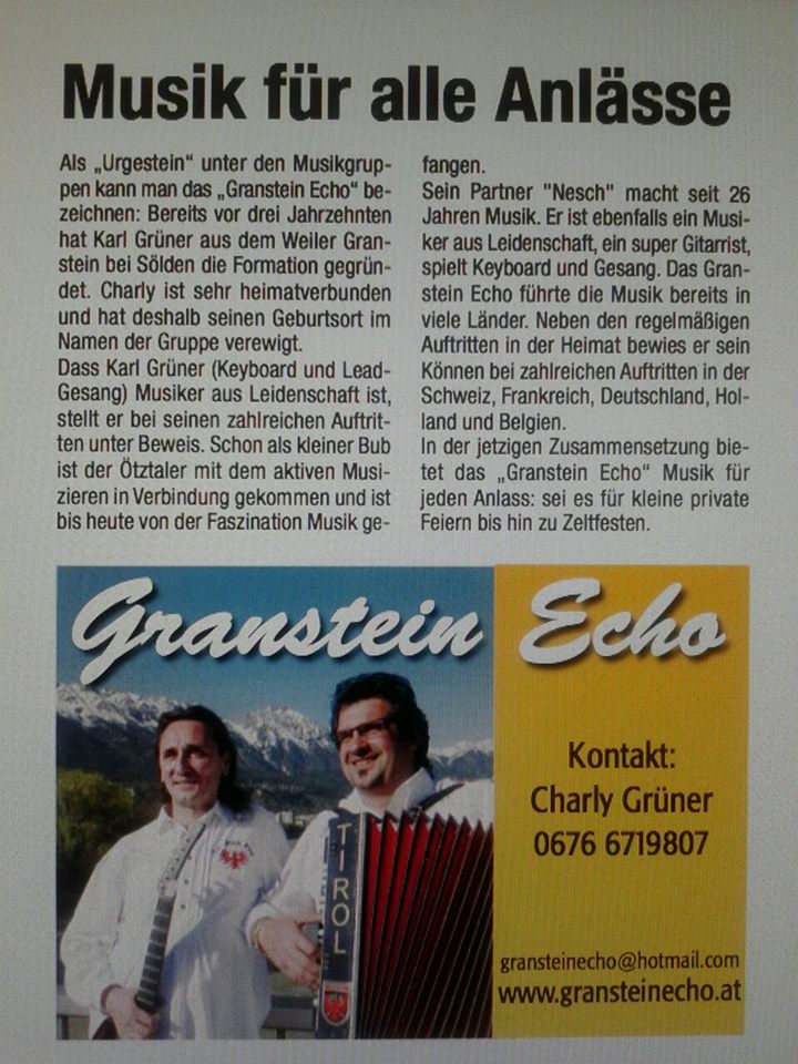 Granstein Echo 2014
